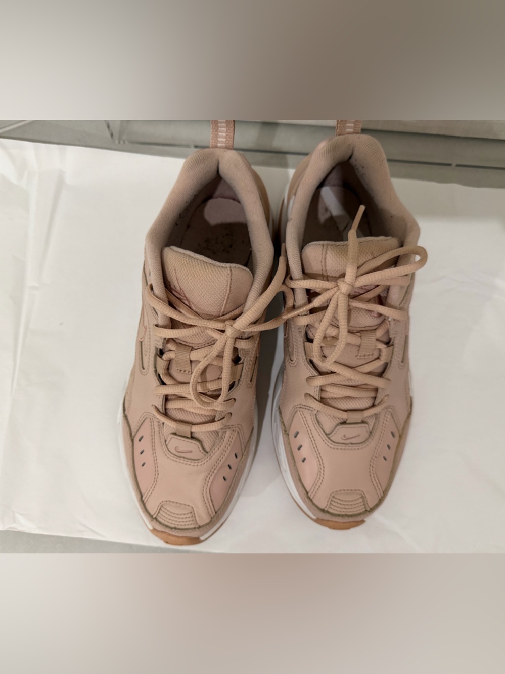 Nike M2K Tekno Particle Beige Womens - 9 - Picture 8 of 9